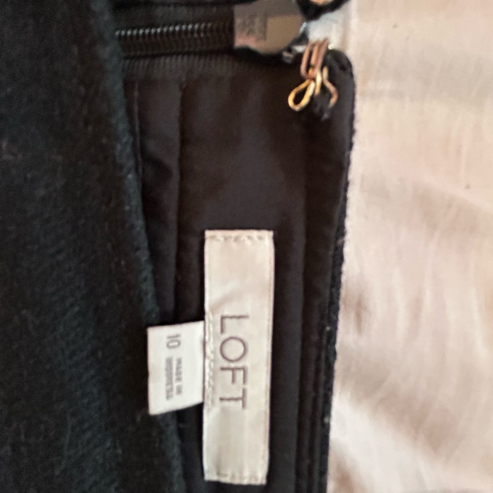 LOFT Black Skirt